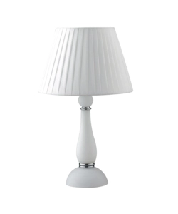 LAMPADA DA TAVOLO "ALFIERE" BIANCO 32X54 CM, MAX 60W